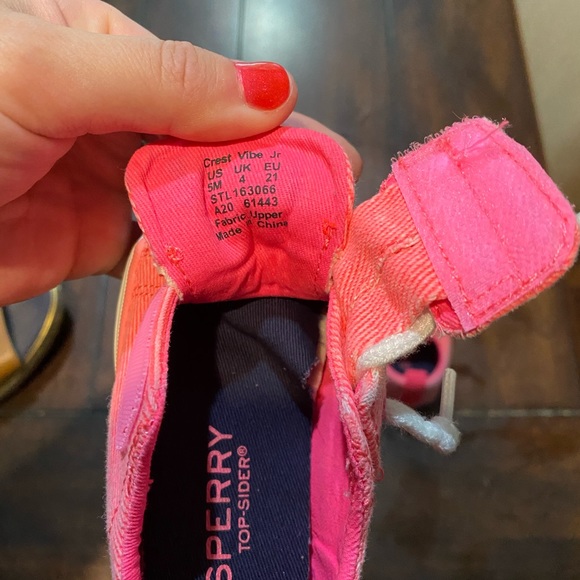 Baby Sperrys Hot Pink - Picture 4 of 4
